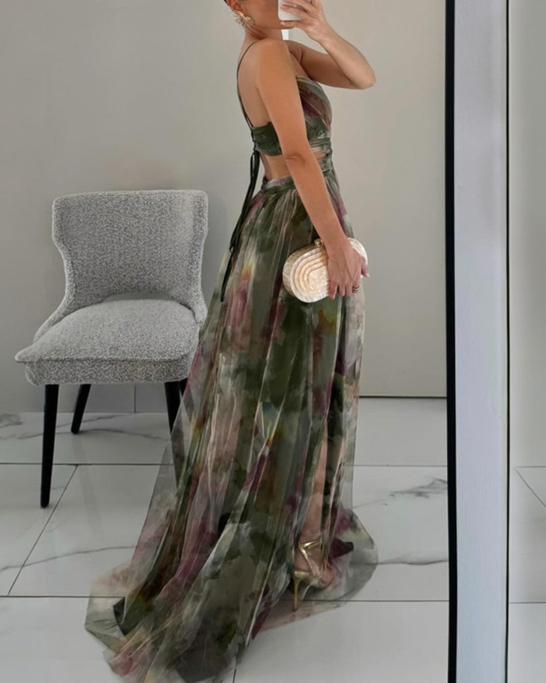Giselle | Kukallinen maxi-mekko
