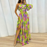 Filippa | Epäsymmetrinen yhden hihnan mekko