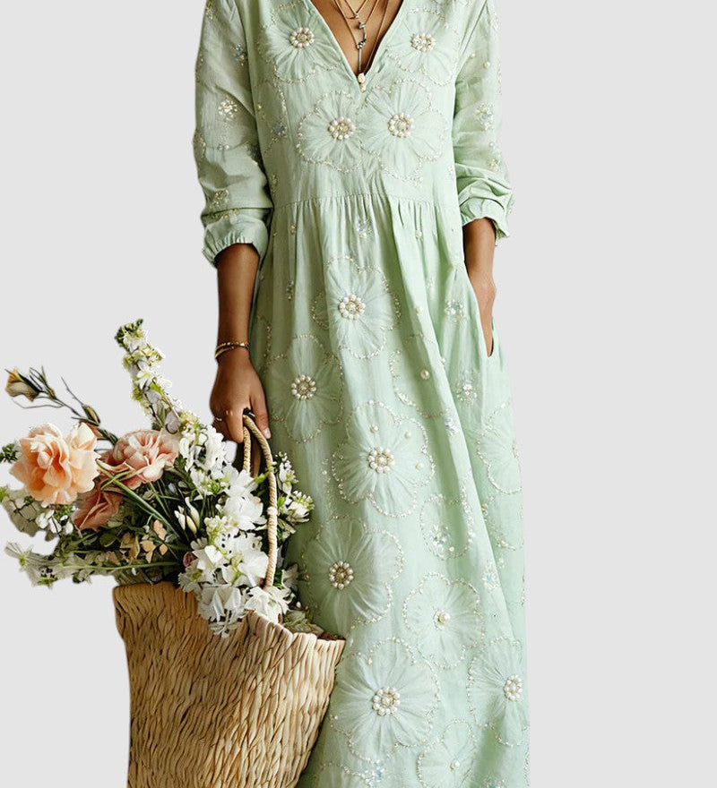 LENA | KUKKAKUVIOLLINEN MIDI-MEKKO