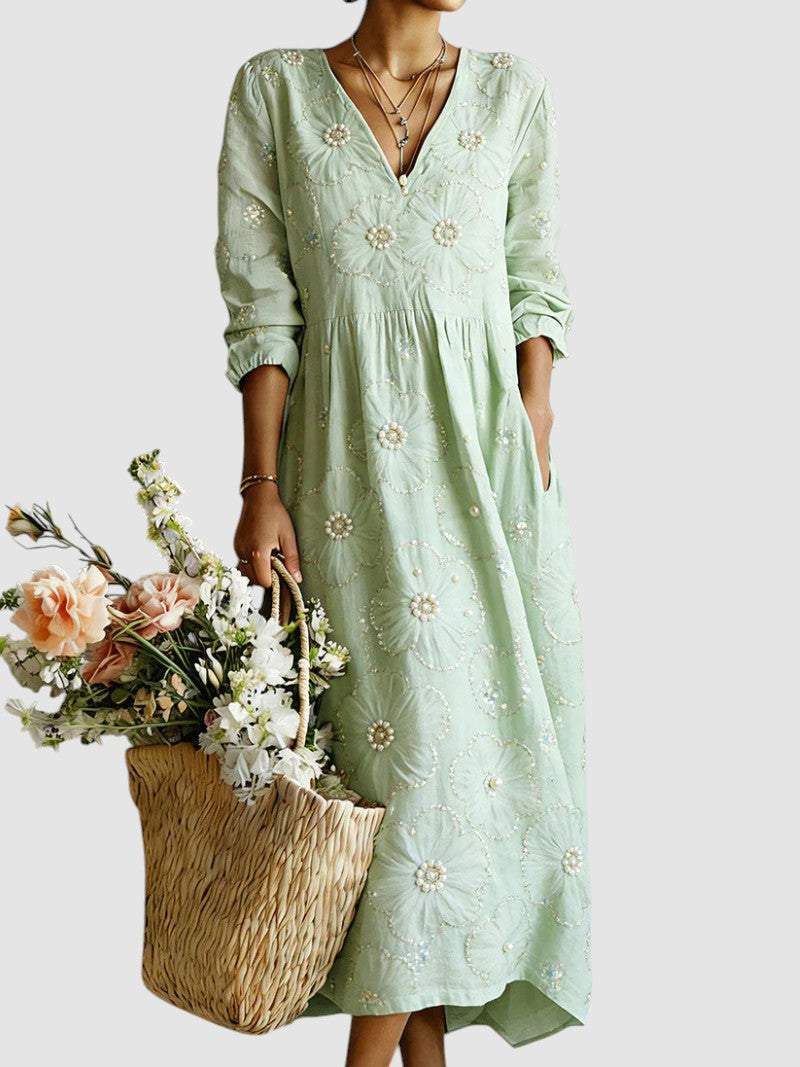 LENA | KUKKAKUVIOLLINEN MIDI-MEKKO
