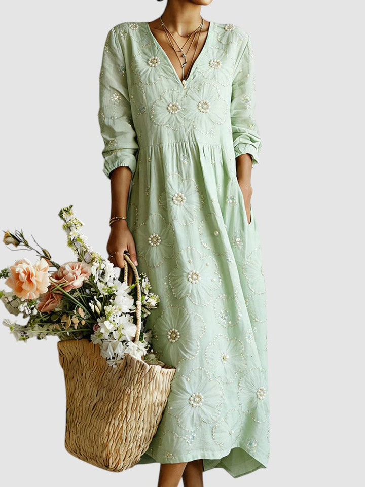 LENA | KUKKAKUVIOLLINEN MIDI-MEKKO