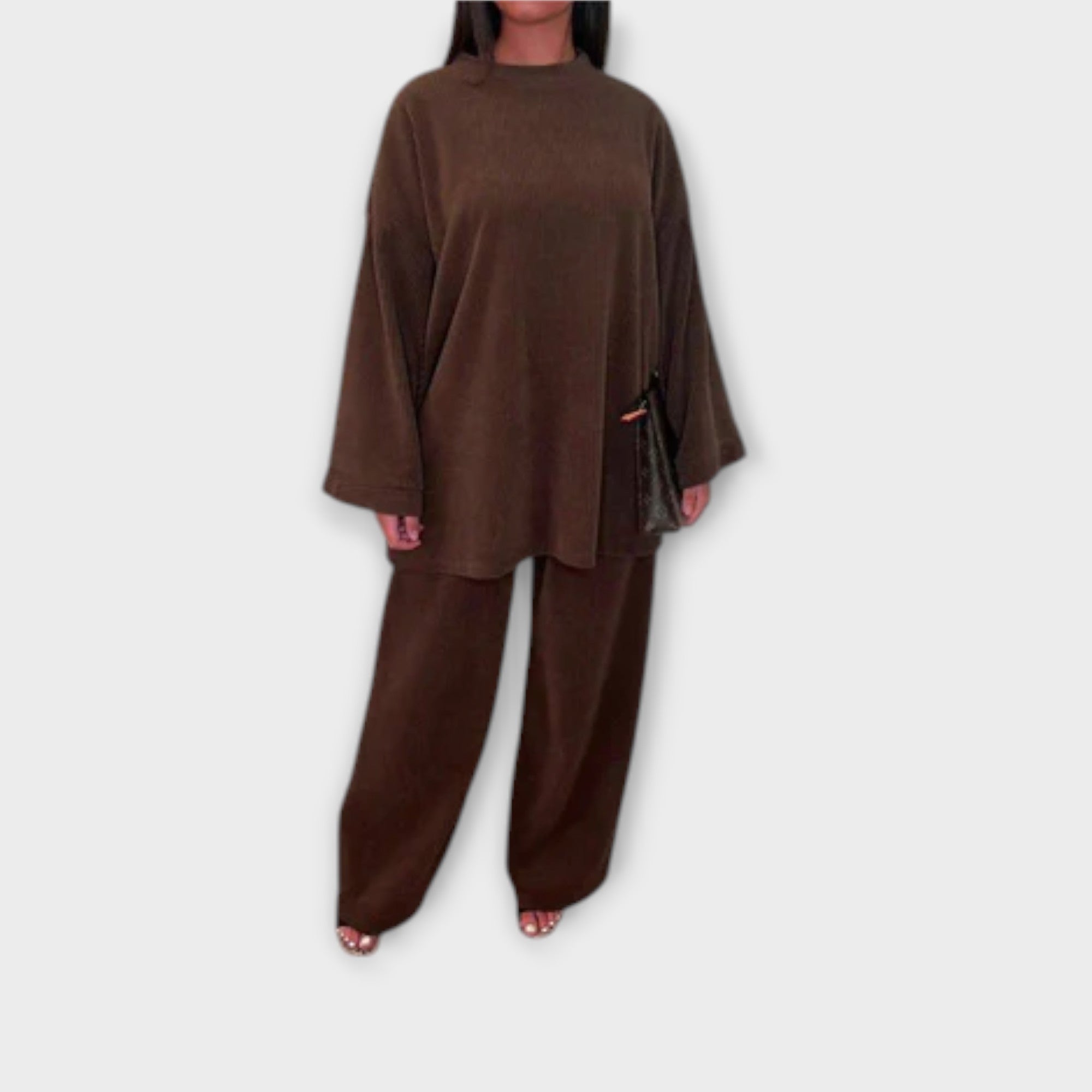 Ingrid - Plus-koon ribbattu setti