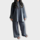 Ingrid - Plus-koon ribbattu setti