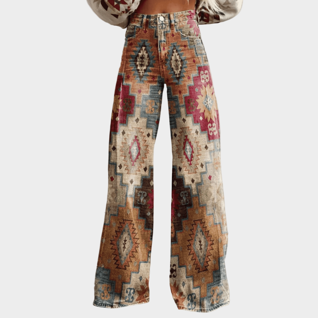 Boho vintage-housut