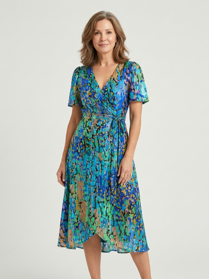 Chloé | Midi Mekko Abstraktilla Kuviolla