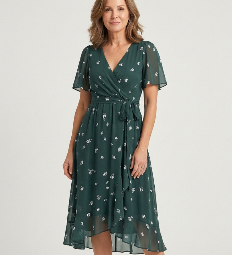 Chloé | Midi Mekko Abstraktilla Kuviolla