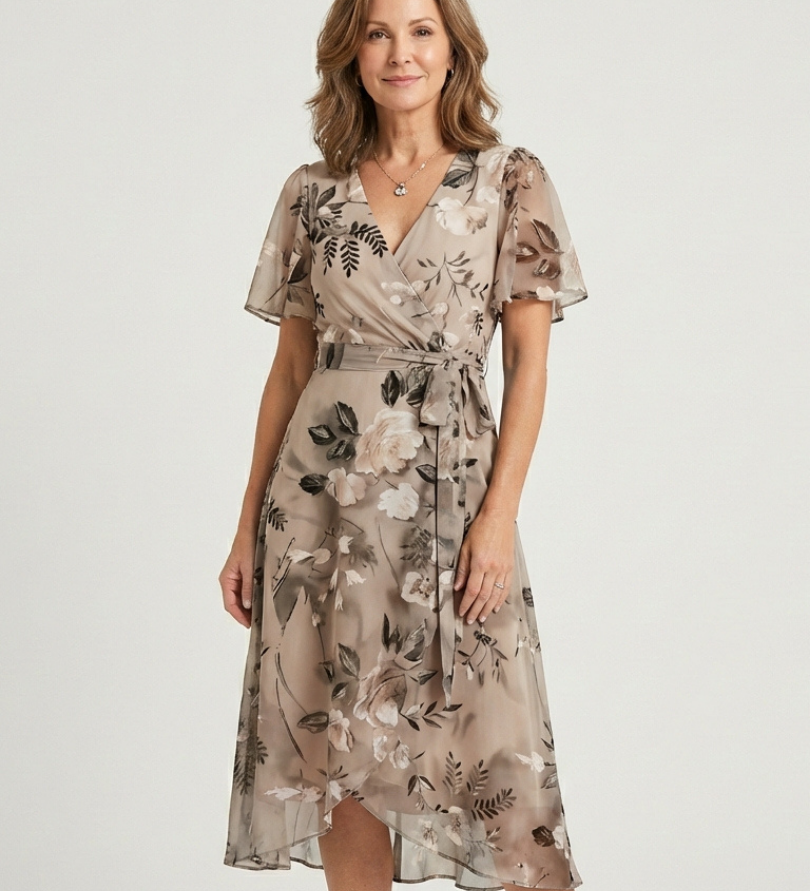 Chloé | Midi Mekko Abstraktilla Kuviolla